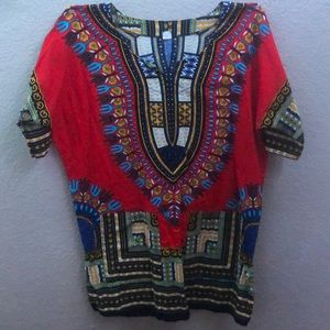 African print top